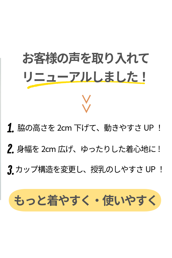 【2点で5%オフ】NEW 授乳ブラトップ (PLUS +)