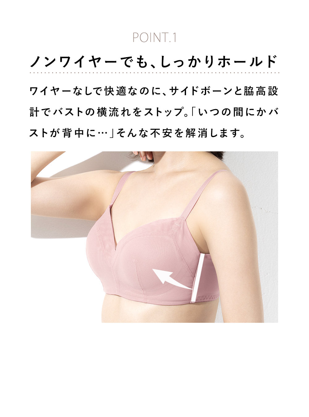 【ゆるブラ卒業】ママのためのノンワイヤーブラ